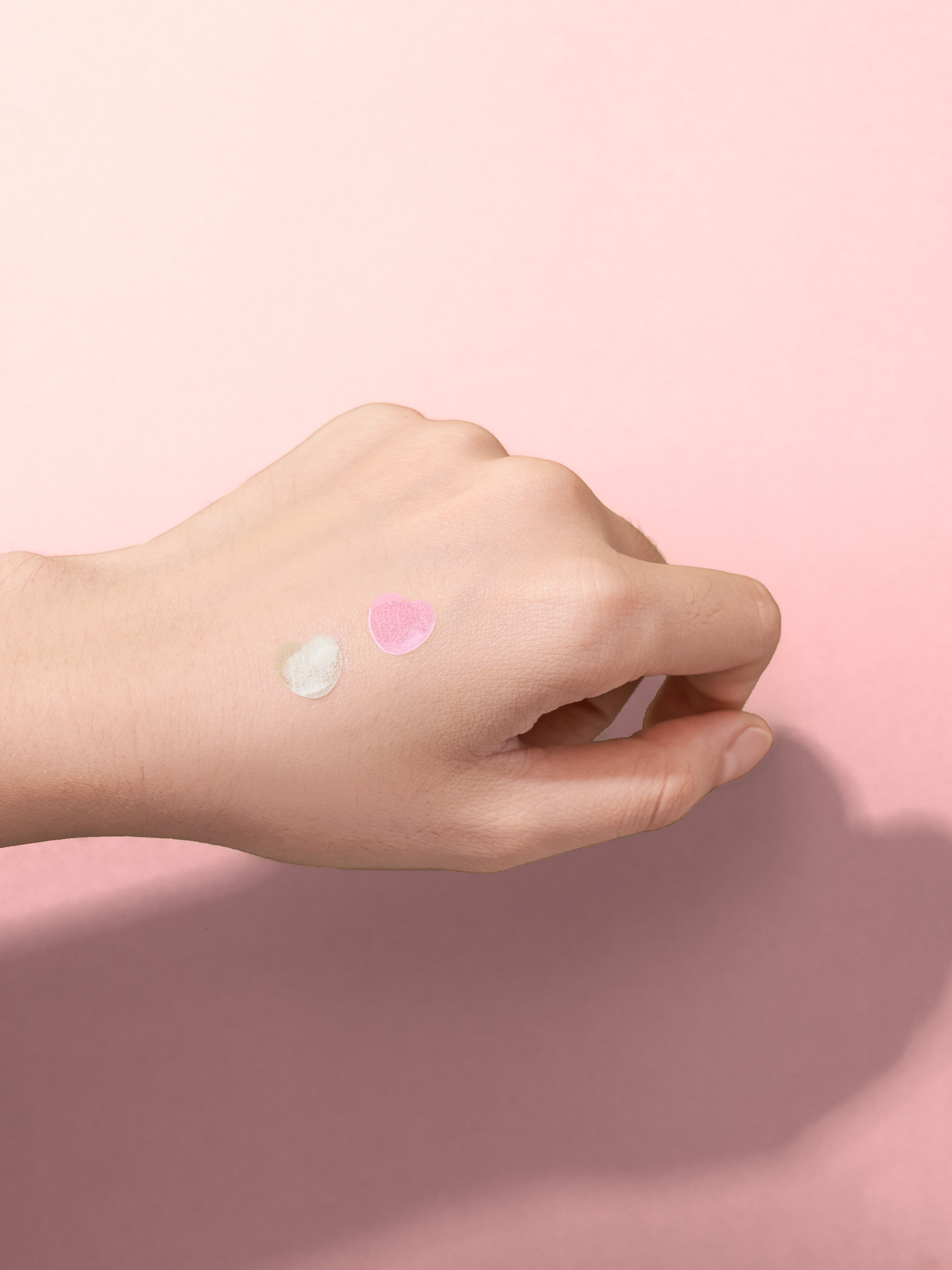 The Skin Kit DNA test swatches on skin showing personalised skincare ingredient results